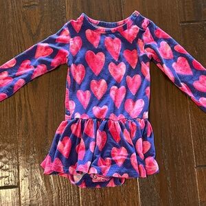 Adorable Posh Peanut “Queen of hearts” twirl dress with bodysuit